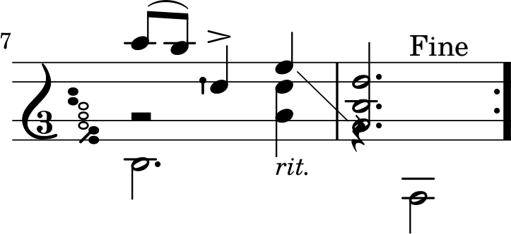 Adelita measures 7-8 with incorrect quarter rest position
